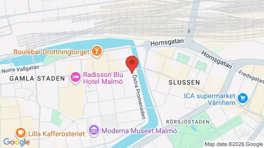 Kontorslokaler att hyra i Malmö Centrum - Bild från Google Street View
