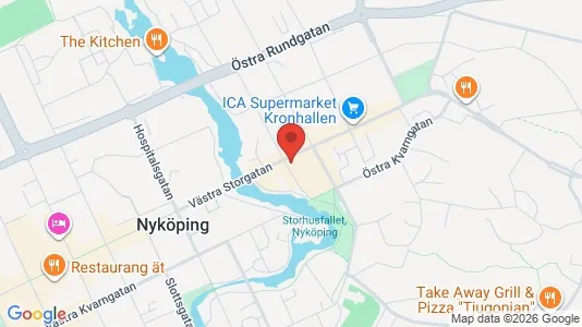 Kontorslokaler att hyra i Nyköping - Bild från Google Street View