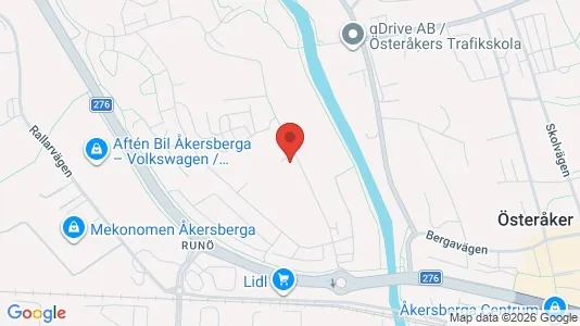 Kontorslokaler att hyra i Täby - kort over placeringen