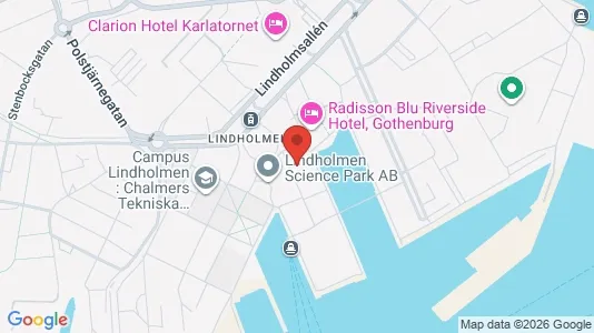 Kontorslokaler att hyra i Lundby - kort over placeringen