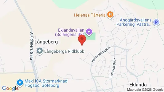 Kontorslokaler att hyra i Mölndal - kort over placeringen