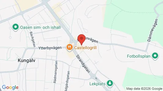 Kontorslokaler att hyra i Kungälv - kort over placeringen