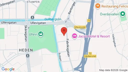 Lagerlokaler att hyra i Örgryte-Härlanda - kort over placeringen