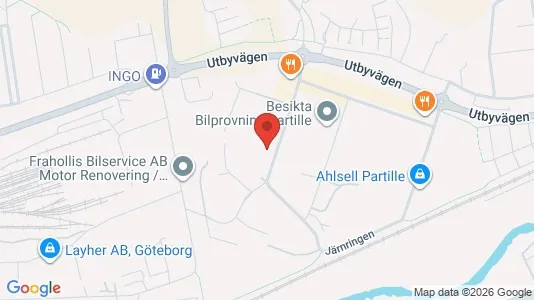 Industrilokaler att hyra i Partille - Bild från Google Street View