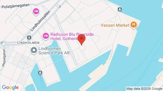 Kontorslokaler att hyra i Lundby - kort over placeringen