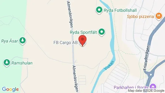Lagerlokaler att hyra i Borås - Bild från Google Street View