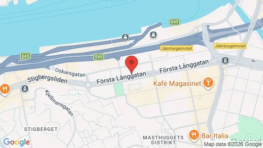 Kontorslokaler att hyra i Göteborg Centrum - kort over placeringen