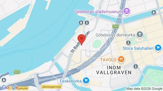 Kontorslokaler att hyra i Göteborg Centrum - kort over placeringen