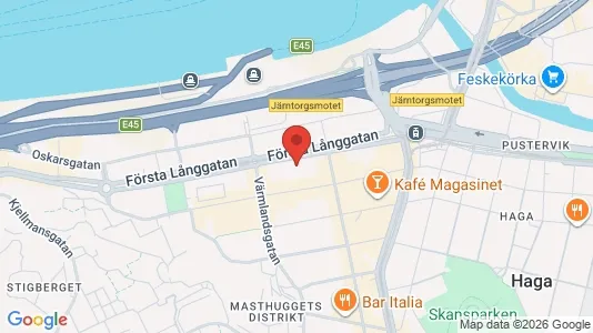 Kontorslokaler att hyra i Göteborg Centrum - kort over placeringen