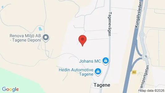 Kontorslokaler att hyra i Västra hisingen - kort over placeringen