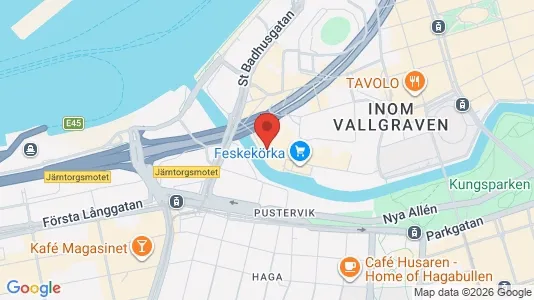 Kontorslokaler att hyra i Göteborg Centrum - kort over placeringen