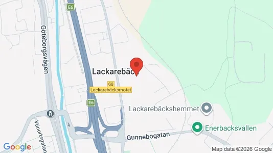 Kontorslokaler att hyra i Mölndal - kort over placeringen
