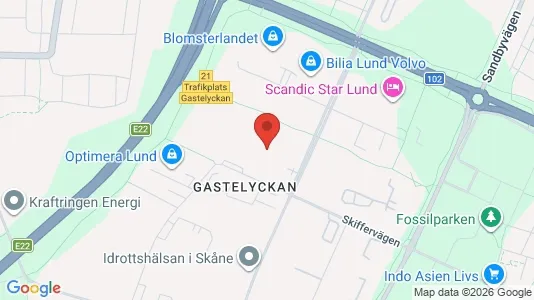 Kontorslokaler att hyra i Lund - Bild från Google Street View
