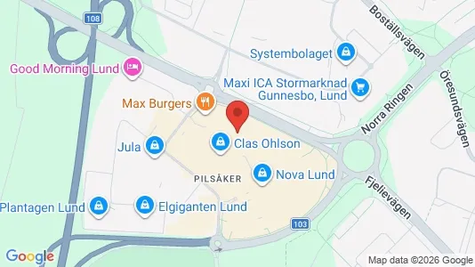 Kontorslokaler att hyra i Lund - Bild från Google Street View