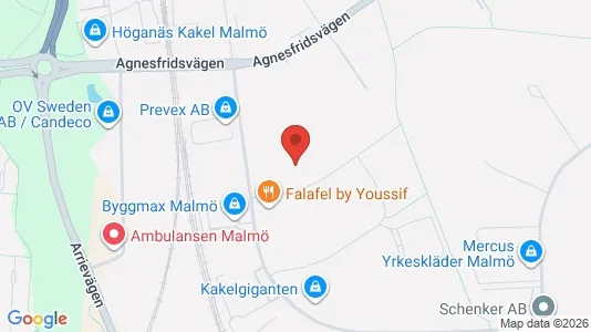 Lagerlokaler att hyra i Fosie - Bild från Google Street View