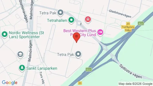 Lagerlokaler att hyra i Lund - Bild från Google Street View