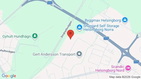 Lagerlokaler att hyra i Helsingborg - Bild från Google Street View