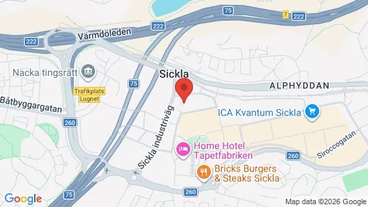 Kontorslokaler att hyra i Nacka - Bild från Google Street View
