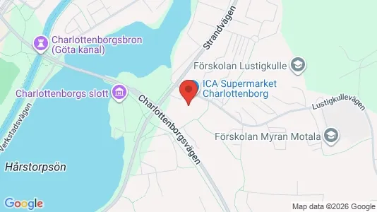 Kliniklokaler att hyra i Motala - kort over placeringen