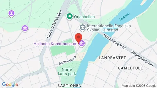 Kontorslokaler att hyra i Halmstad - kort over placeringen