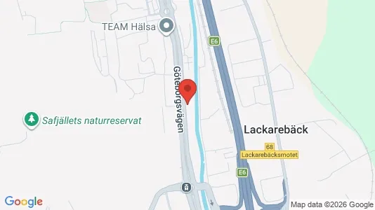 Affärslokaler att hyra i Mölndal - kort over placeringen