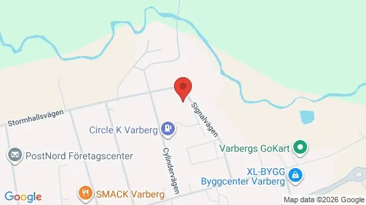 Affärslokaler att hyra i Varberg - Bild från Google Street View