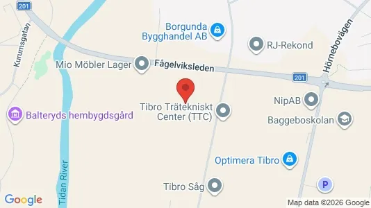Affärslokaler att hyra i Tibro - Bild från Google Street View