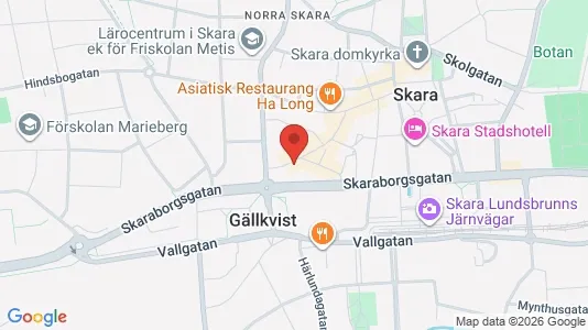 Affärslokaler att hyra i Skara - Bild från Google Street View