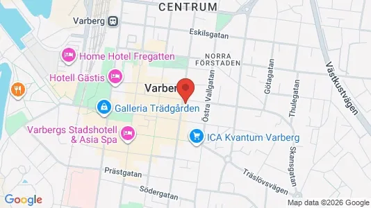 Affärslokaler att hyra i Varberg - Bild från Google Street View