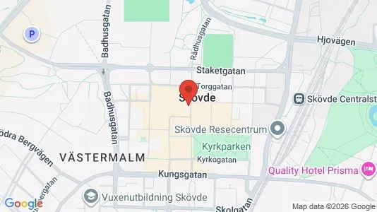 Affärslokaler att hyra i Skövde - Bild från Google Street View