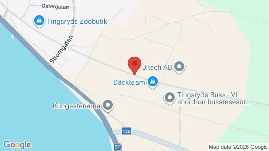 Affärslokaler att hyra i Tingsryd - Bild från Google Street View
