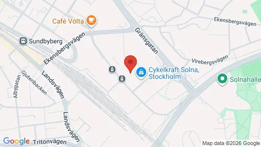 Affärslokaler att hyra i Solna - Bild från Google Street View
