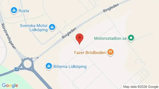 Affärslokaler att hyra i Lidköping - Bild från Google Street View