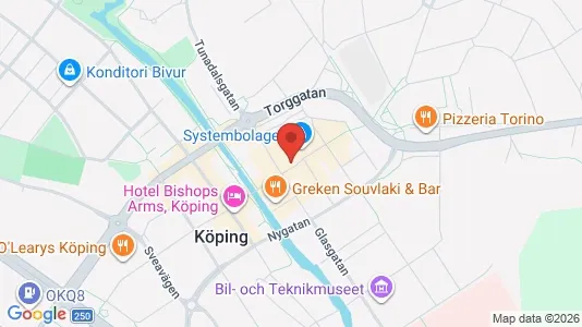 Affärslokaler att hyra i Köping - Bild från Google Street View