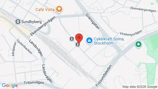 Affärslokaler att hyra i Solna - Bild från Google Street View