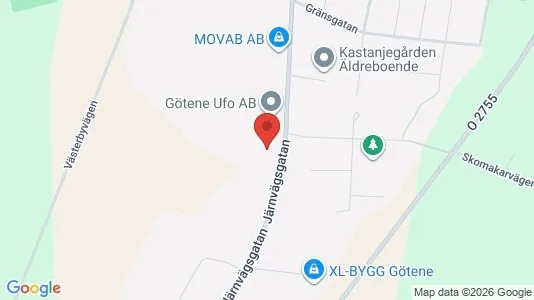 Affärslokaler att hyra i Götene - Bild från Google Street View