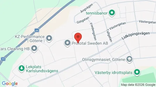 Affärslokaler att hyra i Götene - Bild från Google Street View