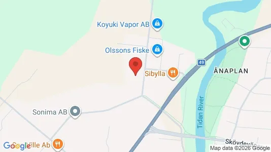 Affärslokaler att hyra i Tibro - Bild från Google Street View