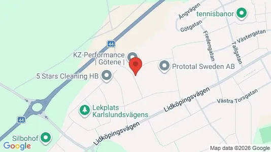 Affärslokaler att hyra i Götene - Bild från Google Street View