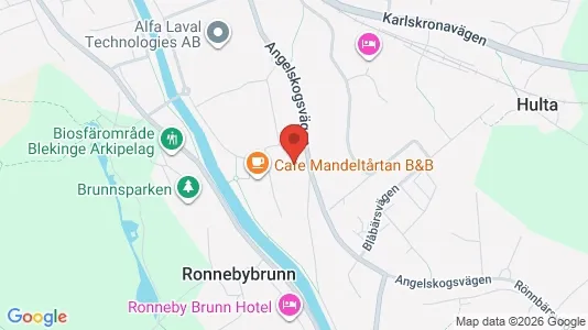 Affärslokaler att hyra i Ronneby - Bild från Google Street View
