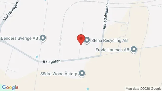 Affärslokaler att hyra i Åstorp - Bild från Google Street View