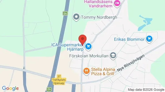 Affärslokaler att hyra i Ängelholm - Bild från Google Street View