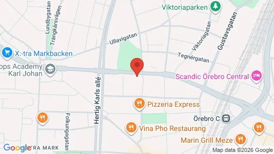 Affärslokaler att hyra i Örebro - Bild från Google Street View