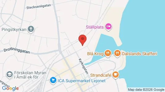 Affärslokaler att hyra i Åmål - Bild från Google Street View