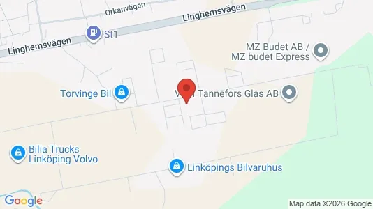 Affärslokaler att hyra i Linköping - Bild från Google Street View