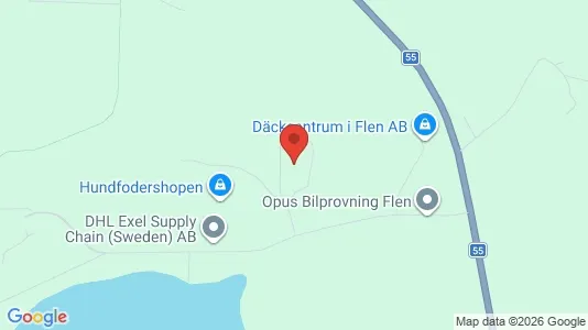 Affärslokaler att hyra i Flen - Bild från Google Street View