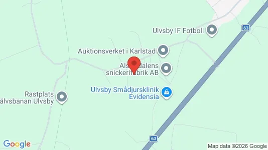 Affärslokaler att hyra i Karlstad - kort over placeringen
