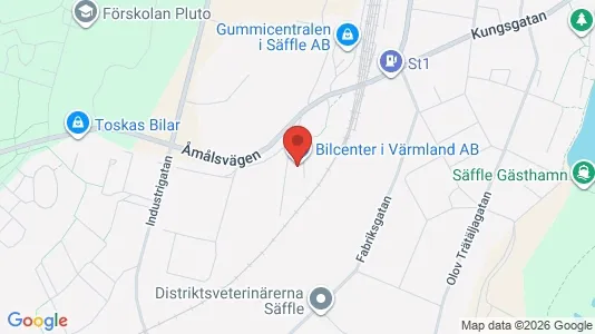 Affärslokaler att hyra i Säffle - Bild från Google Street View