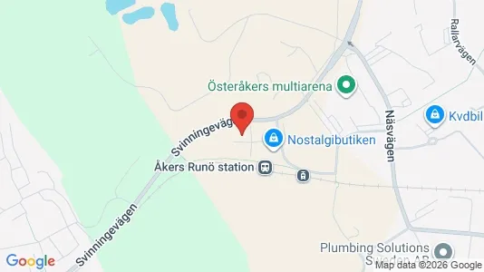 Affärslokaler att hyra i Österåker - Bild från Google Street View