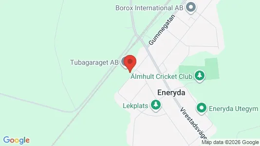 Affärslokaler att hyra i Älmhult - Bild från Google Street View